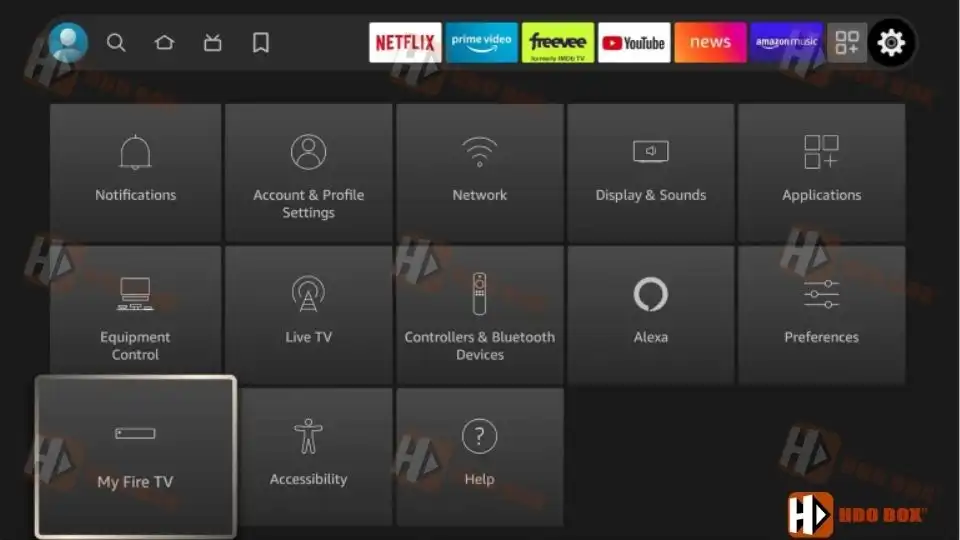 Go to My Fire TV