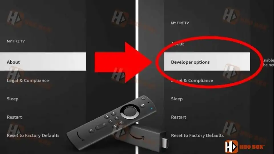 Open Developer Options