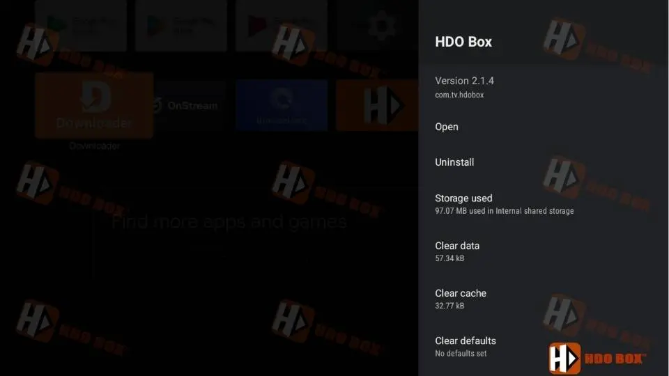 Clear Cache and Data on Android