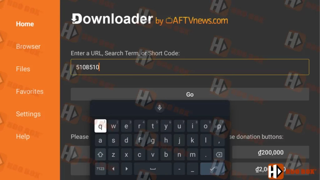 Start downloading the HDO Box installation file.
