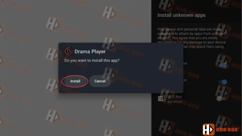 Install Drama Player.